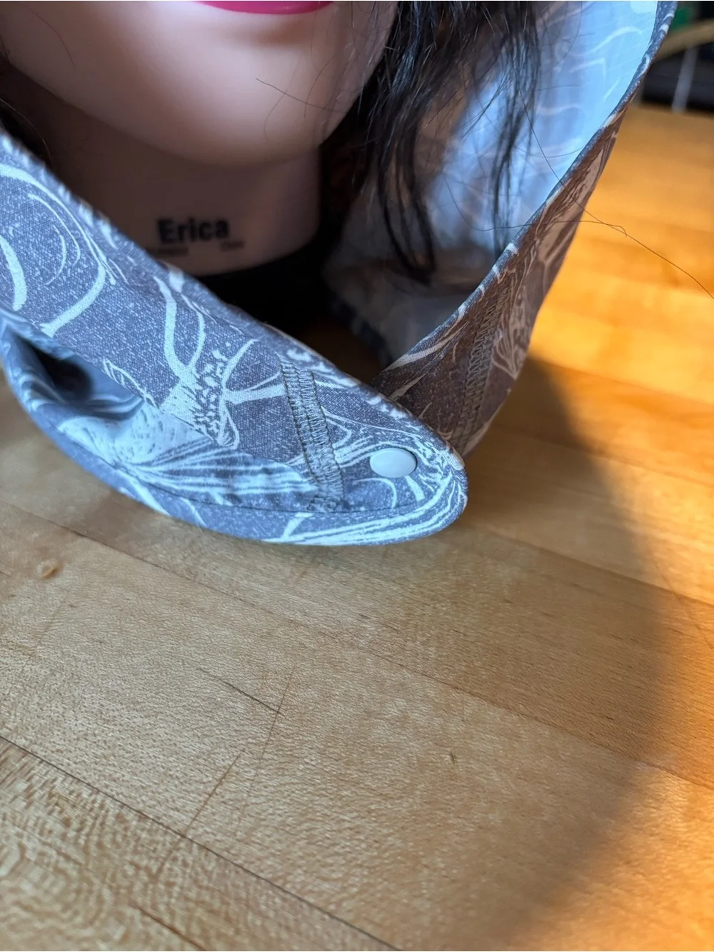 Patagonia Women’s Sun Hat with Neck Flap - Gray & White Swirl